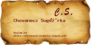Chovanecz Sugárka névjegykártya